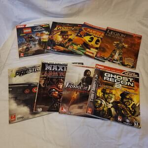 Prima Games Lot of 8 Guides Need For Speed Lego Jurassic World Ghost Recon 2
